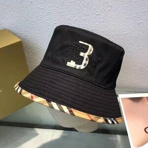 Burberry Black Bucket Hat women visor cap